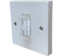 Light Switch Guard Cover [ 5 Pack] Covers and Prevents Accidental Switch Plus give Easy Access for intentional Switching, Perfect for Hue, Child Proof