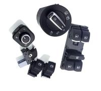 Light Switch Headlight Compatible With FOR GOLF PLUS 2005-2014 FOR SHARAN 2011 2012 2013 2014 2015 FOR TRANSPORTER 2010-2015 Chrome European Headlight Switch 5ND941431A(D)