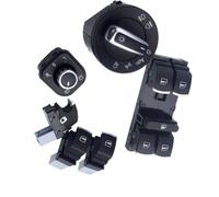 Light Switch Headlight Compatible With FOR TIGUAN 2008-2014 FOR SCIROCCO 2009 2010-2015 FOR AMAROK 2013-2015 FOR CADDY 2011 2012-2014 Chrome European Headlight Switch(E)