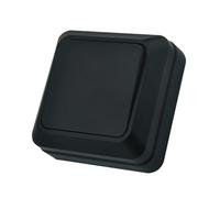 Light Switch, Light Switches 4pcs On/Off 1 Gang Way Wall Surface Rocker Switch Flame Retardant Button Light Spray Plastic Classic(1 Gang 1 Way Switch)