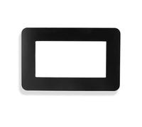 Light Switch Surround,Socket Surround Plate,Black Double Switch Cover DWUENT Adhesive Protective Frame for 17.3x9cm UK Modular Switch Socket,Starry Black Wall Decoration & Guard