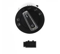 Chrome Black Headlight Switch Fits VW Golf Sportsvan Mk7 12-21 5GG941431D