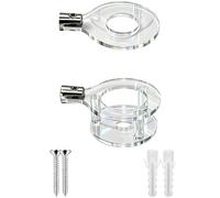 Light Sword Mount, Clear Acrylic Vertical Glow Sword Wall Mount Holder with Metal Clips, Heavy Duty Light Sword Holder for Wall Displaying Collectible Swords, Home Decor for Game Room
