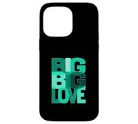 Light Teal Aqua Big-Big-LOVE Light Teal Aqua Graphic Case for iPhone 14 Pro Max