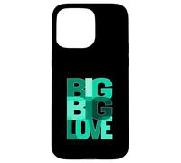 Light Teal Aqua Big-Big-LOVE Light Teal Aqua Graphic Case for iPhone 15 Pro Max