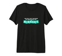 Light Teal Aqua Can't Match The Mindset Aqua Graphic Premium T-Shirt