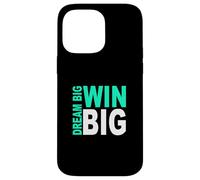 Light Teal Aqua Color Dream/Win BIG Light Teal Aqua Case for iPhone 14 Pro Max