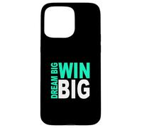Light Teal Aqua Color Dream/Win BIG Light Teal Aqua Case for iPhone 15 Pro Max