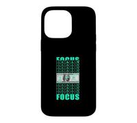 Light Teal Aqua Color Focus On Your Money Teal Aqua Graphic Case for iPhone 14 Pro Max