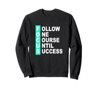 Light Teal Aqua Color Follow The Course Light Teal Aqua Sweatshirt