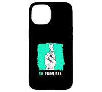 Light Teal Aqua Color No Promises Light Teal Aqua Graphic Case for iPhone 15