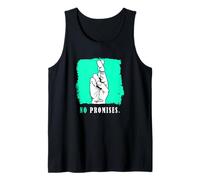 Light Teal Aqua Color No Promises Light Teal Aqua Graphic Tank Top