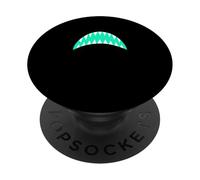 Light Teal Aqua Color Shark Bite Light Teal Aqua Graphic PopSockets Adhesive PopGrip