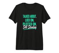 Light Teal Aqua Color Still Standing Teal Aqua Graphic Premium T-Shirt