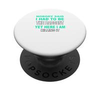 Light Teal Aqua Color The Baddest Light Teal Aqua Graphic PopSockets Adhesive PopGrip