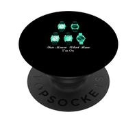 Light Teal Aqua Color The Time I'm OnLight Teal Aqua Graphic PopSockets Adhesive PopGrip
