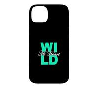 Light Teal Aqua Color Wild Light Teal Aqua Graphic Case for iPhone 14 Plus