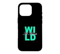 Light Teal Aqua Color Wild Light Teal Aqua Graphic Case for iPhone 16 Pro