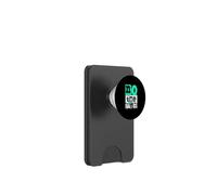 Light Teal Aqua No Time For That Light Teal Aqua Graphic PopSockets PopWallet for MagSafe