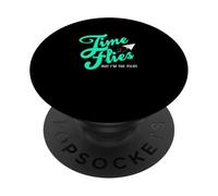 Light Teal Aqua Pilot Of My Own Time Light Teal Aqua PopSockets Adhesive PopGrip