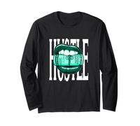 Light Teal Aqua Taste for The Hustle Light Teal Aqua Long Sleeve T-Shirt