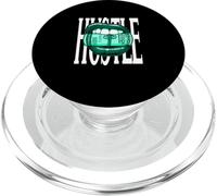 Light Teal Aqua Taste For The Hustle Light Teal Aqua PopSockets PopGrip for MagSafe