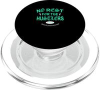 Light Teal Aqua The Hustle Never Sleeps Light Teal Aqua PopSockets PopGrip for MagSafe