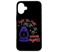 Light The Fall Warm Nights Lantern Design Case for iPhone 16 Plus