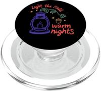 Light The Fall Warm Nights Lantern Design PopSockets PopGrip for MagSafe