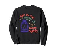 Light The Fall Warm Nights Lantern Design Sweatshirt