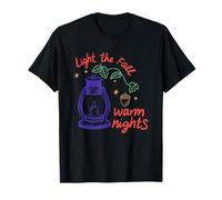 Light The Fall Warm Nights Lantern Design T-Shirt