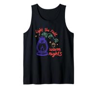 Light The Fall Warm Nights Lantern Design Tank Top