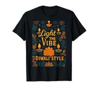 light the vibe Diwali style T-Shirt