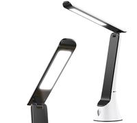 Light Therapy Lamp, 10000 LUX UV-Free LED Sunlight Light, Full Spectrum Mood Light Happy lamp, Touch Control Desk Lamp with Night Light Function Work Office Home -White