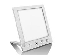 Light Therapy Lamp, 2000-10000 Lux Portable Natural Sunlight Lamp LED Light Box with 3 Adjustable Brightness Levels,Full UV-Free LED Spectrum,Touch Control SAD/Depression/Sleep Disorder(6.31 Inch)