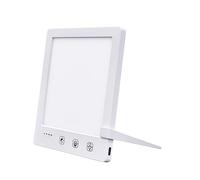 Light Therapy Lamp, Uv-Free 10000 Lux Led Portable Bright Therapy Light, Touch Control Dimmable with Auto Timer, Memory Function & Stand for Seasonal Winter Mood Changes Great for Depression