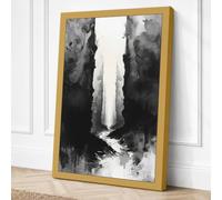 Light Through Darkness Canvas Wall Art Print 30x20 Inch (76 x 51 cm)