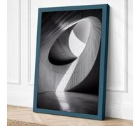 Light Through Form Industrial Canvas Wall Art Print 24x16 Inch (61 x 41 cm)