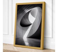 Light Through Form Industrial Canvas Wall Art Print 30x20 Inch (76 x 51 cm)