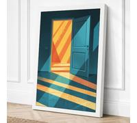 Light Through the Doorway Canvas Wall Art Print 24x16 Inch (61 x 41 cm)