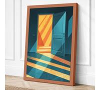 Light Through the Doorway Canvas Wall Art Print 36x24 Inch (91 x 61 cm)
