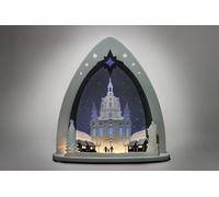 Light tip Dresden Frauenkirche length approx 52cm NEW Schwibbogen light arch