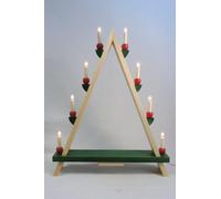 Light Top Empty Rack Green, El. Bel. HxB 68X55Cm New Erzgebirge Light Arch