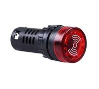 Light Tower, High-Decibel Electronic Buzzer Alarm Module 12V/24V/220V Audible Visual Flashing Horn for Power Generation, Machine Tools, and Marine Applications(220V)