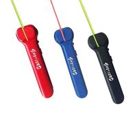 Light Toy Launcher Loop Rope Toy Christmas portable handheld light-emitting stress-reducing toy Glow-in-the-dark Fun party Game Toys Gift (3pcs（black+blue+red）)