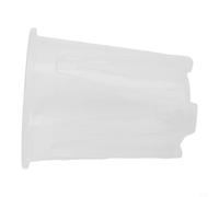 Light Transmitting Clear Plastic Flower Pot with Drainage Holes for Cultivating Orchids and Other Epiphytic Plants Indoors (16cm)