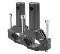 Light Tube Clamp Fog Light Bracket 2PCS Universal Motorcycle Spotlight Bracket Extension Mounting Clamp for Car Motor Crash Bar Guard(2PCS)