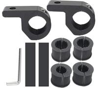 Light Tube Clamp Headlight Bracket 0.7-1.25'' Motorcycle Mounting Bracket Horizontal Bull Bar Fog Light Work Auxiliary Lights Clamp for Crash Bar Guard