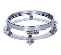 Light Tube Clamp Headlight Bracket 1PC/2PCS Mounting Bracket for 7 Inch Headlight Ring for 7'' Headlamp Mount Lamp Holder Fit for Jeep Wrangler JK TJ(Silver 1 piece)