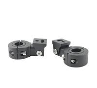 Light Tube Clamp Headlight Bracket Adjustable Motorcycle Light Brackets Bumper Modified Headlight Mount Bracket Universal Kit Internal Diameter 18-32mm